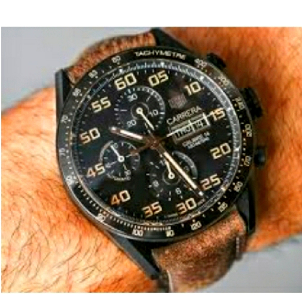 TAG Heuer Carrera Calibre 16 Chrono Black Titanium